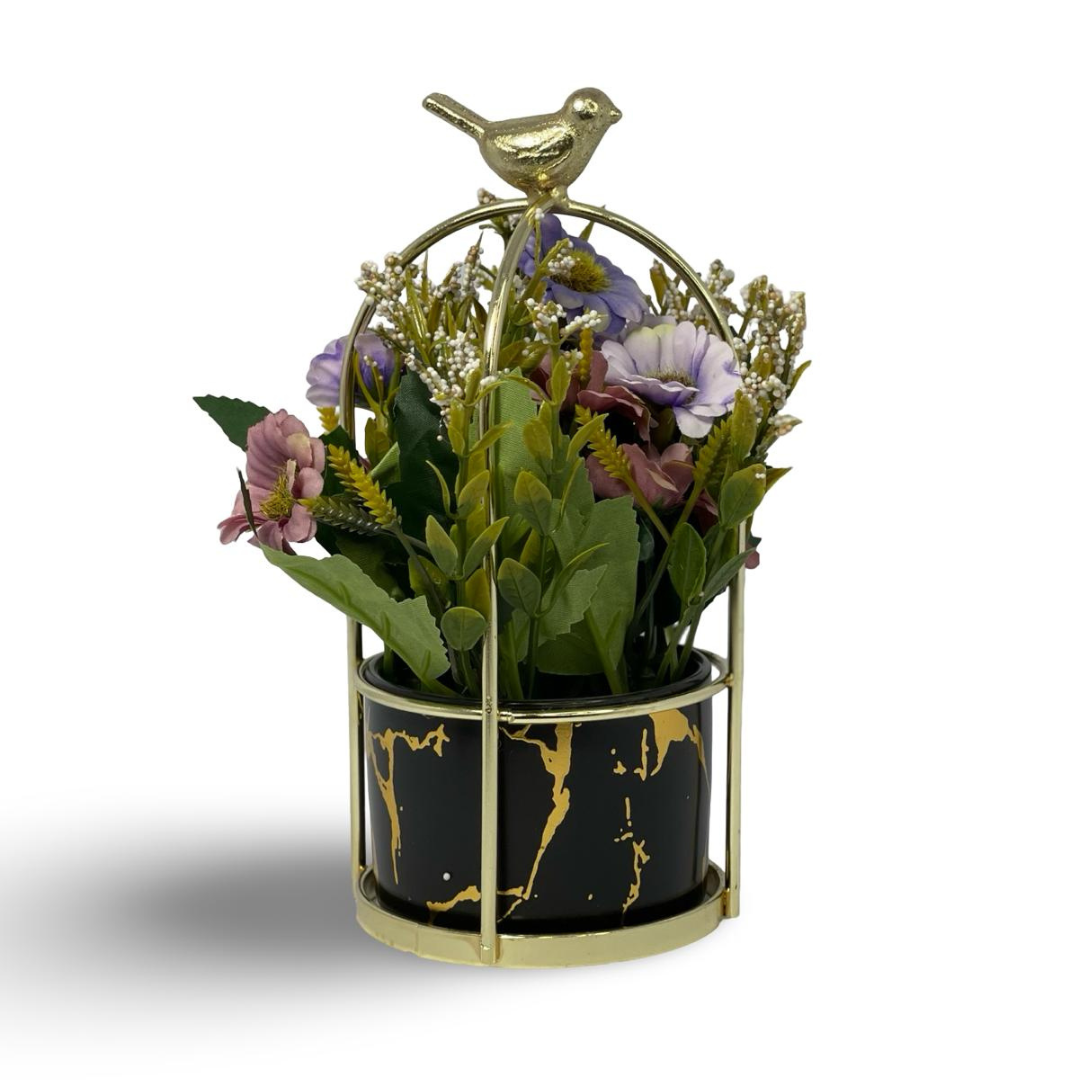 Floral Haven Planter Pot
