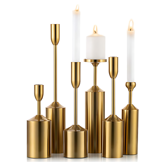 Aurora - 6 pcs Candle Holder Set