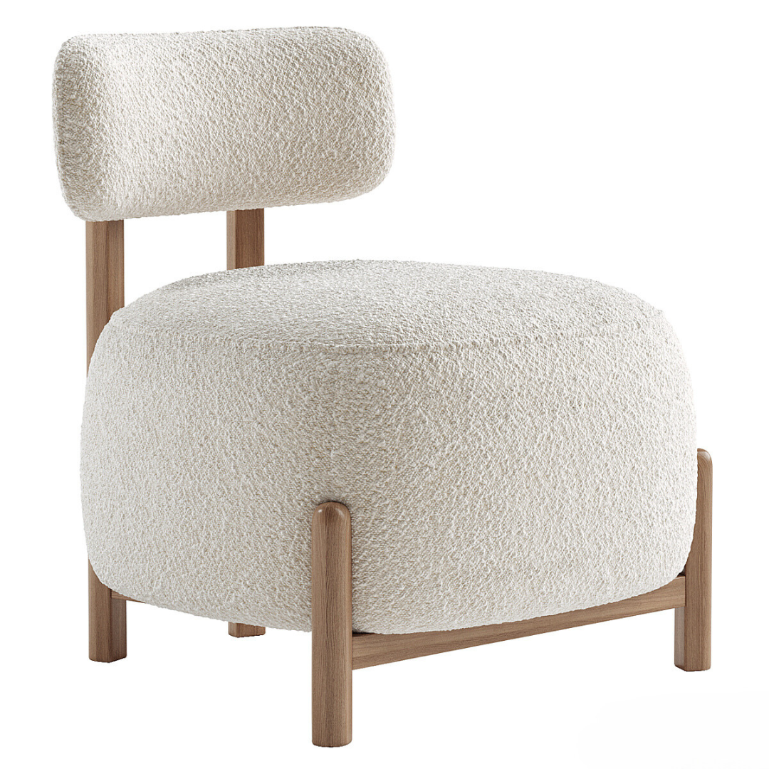 Boucle Lounge Chair