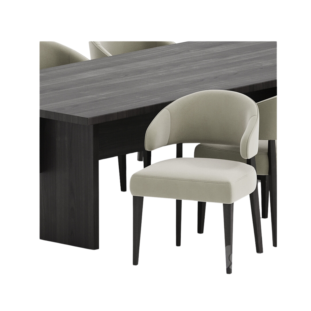 Elba Dining Table with 6 Chairs