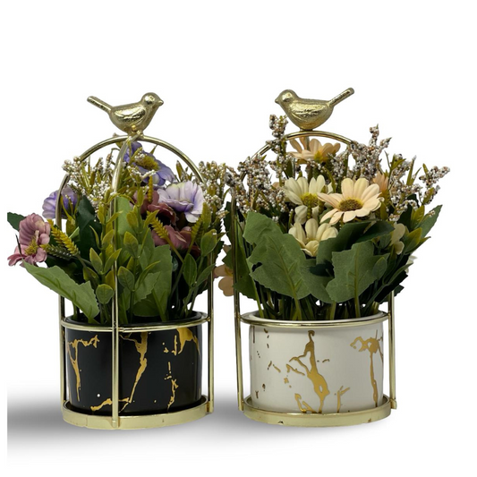 Floral Haven Planter Pot