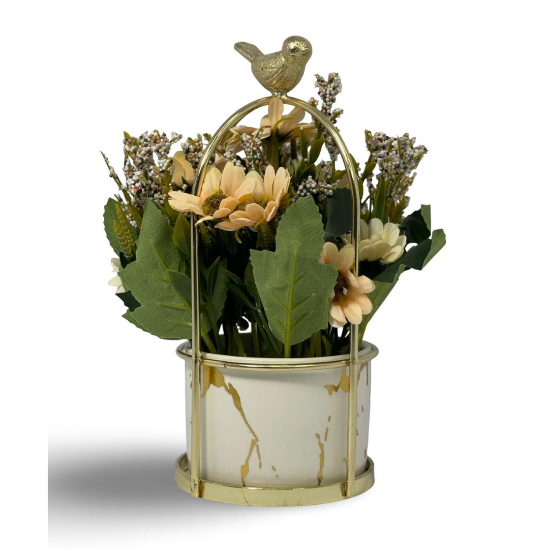 Floral Haven Planter Pot