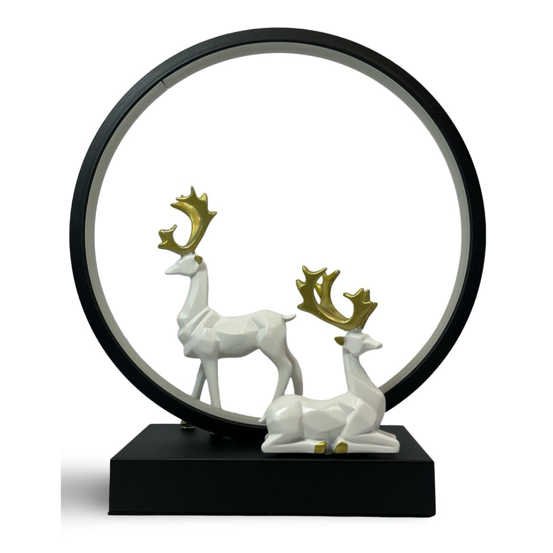 Majestic Antler Deer Lamp