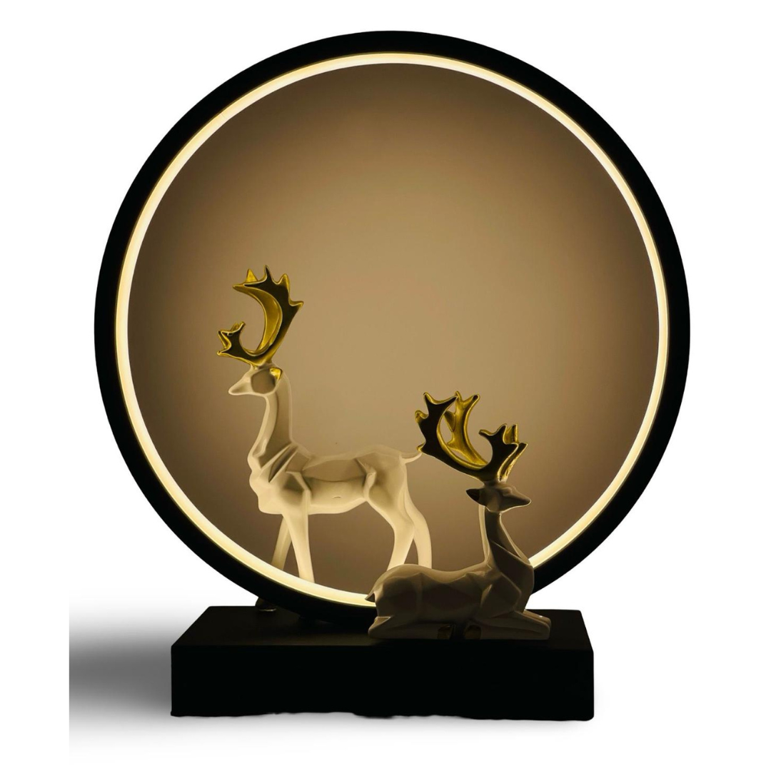 Majestic Antler Deer Lamp