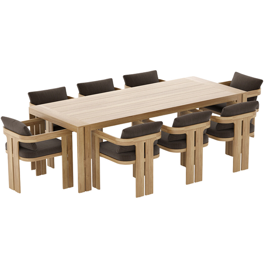 Matira 8-Chair Dinning Table Set