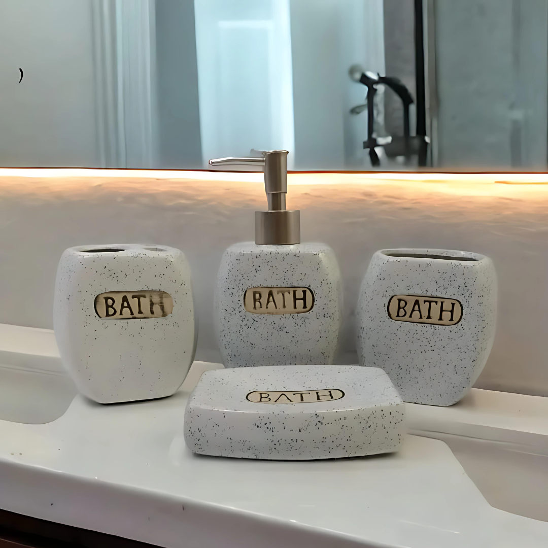 Stone Age Bathroom Set