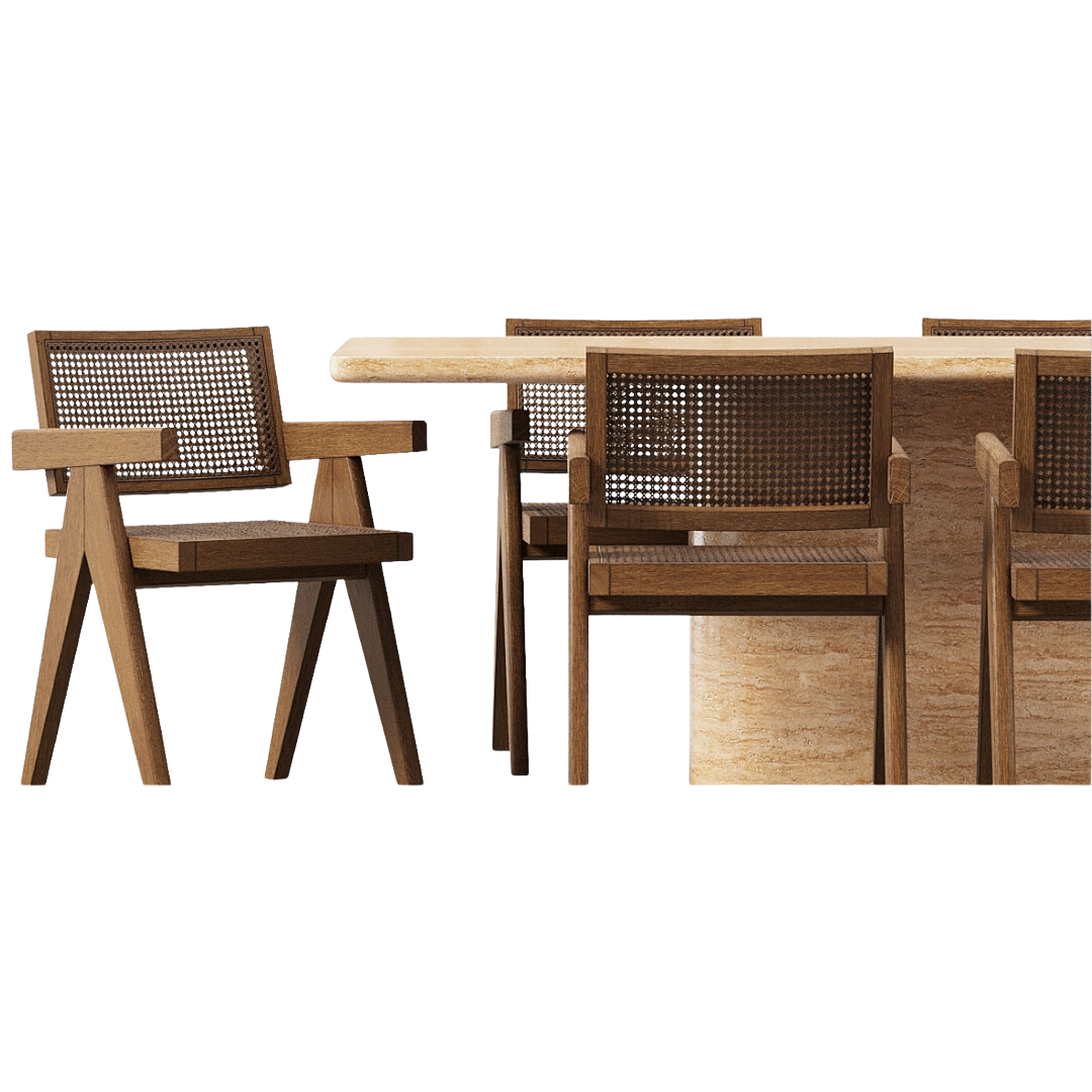 Verona Dinning Table W/8 Chair