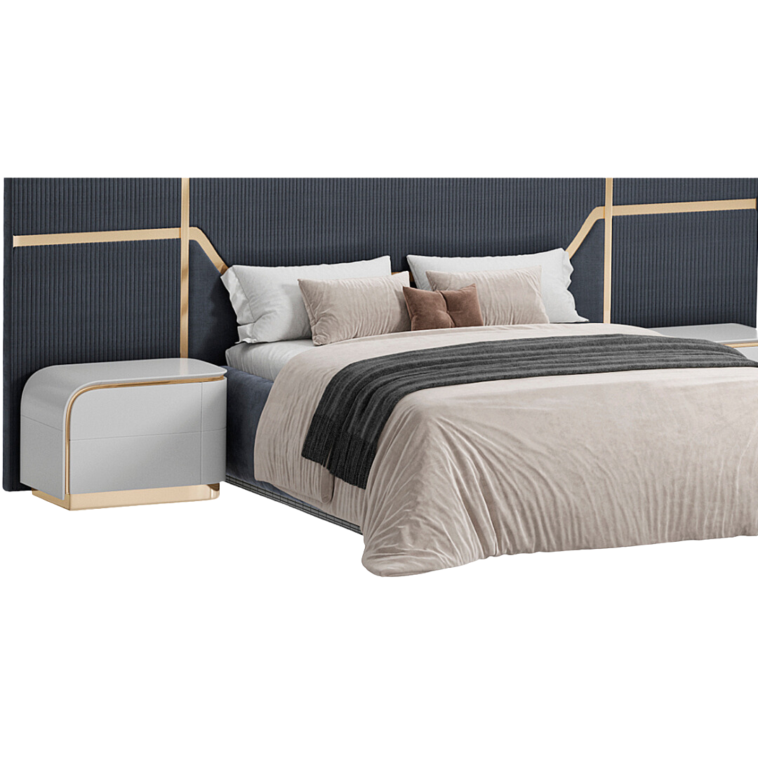 Venus Bed W/2 Side Tables